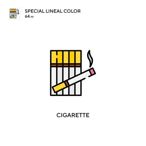 Cigarro Ícones Cor Linear Especial Icon Cigarro Para Seu Projeto —  Vetores de Stock