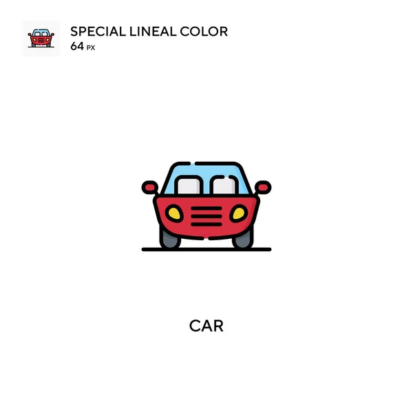 Car Special Lineal Color Icon Car Icons Your Business Project — Stock Vector