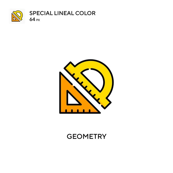 Geometrie Spezielle Lineare Farbsymbole Geometrie Symbole Für Ihr Geschäftsprojekt — Stockvektor