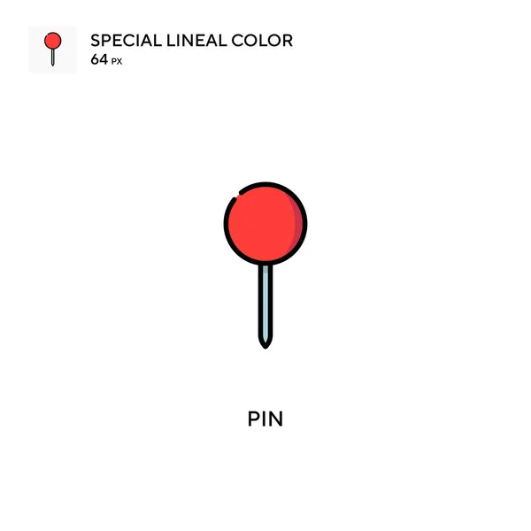 Pin Ειδικά Lineal Εικονίδιο Χρώμα Pin Εικονίδια Για Την Επιχείρησή — Διανυσματικό Αρχείο