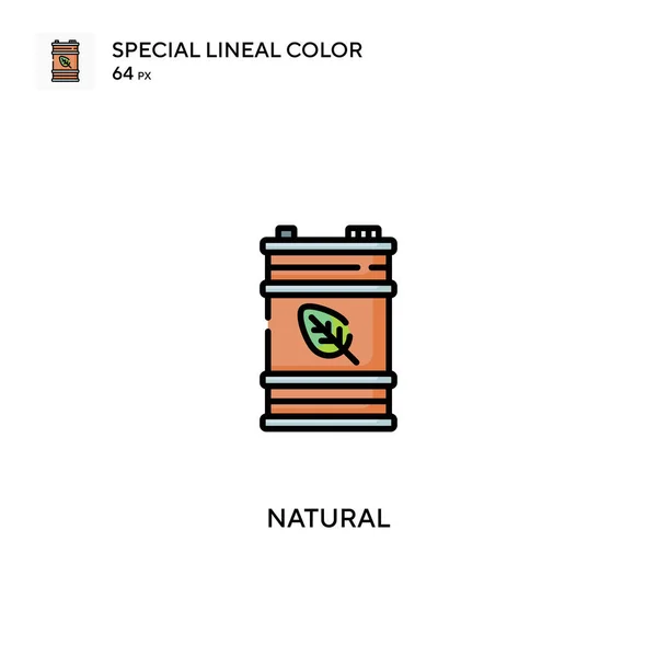 Natürliche Spezielle Lineare Farbsymbole Natürliche Symbole Für Ihr Geschäftsprojekt — Stockvektor