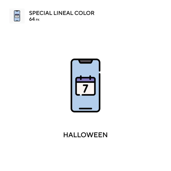 Halloween Special Lineare Farbe Icon Halloween Symbole Für Ihr Geschäftsprojekt — Stockvektor