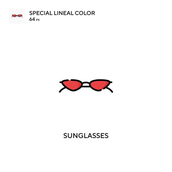 Sunglasses Special Lineal Color Icon Sunglasses Icons Your Business Project — Stock Vector