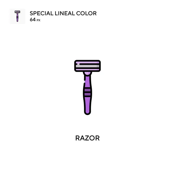 Razor Spezielle Lineare Farb Symbol Razor Symbole Für Ihr Geschäftsprojekt — Stockvektor