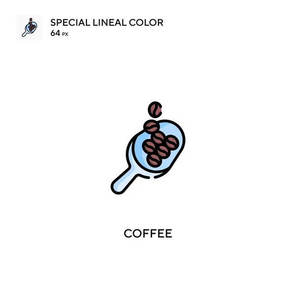 Coffee Special Lineal Color Icon Coffee Icons Your Business Project — Stock Vector