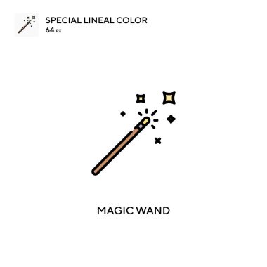 Sihirli değnek renk simgesi. İş projeniz için sihirli değnek simgeleri