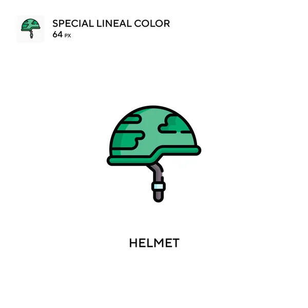 Helmet Special lineal color icon.Helmet icons for your business project