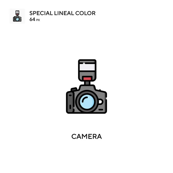 Camera Special Lineal Color Icon Camera Icons Your Business Project — Stock Vector