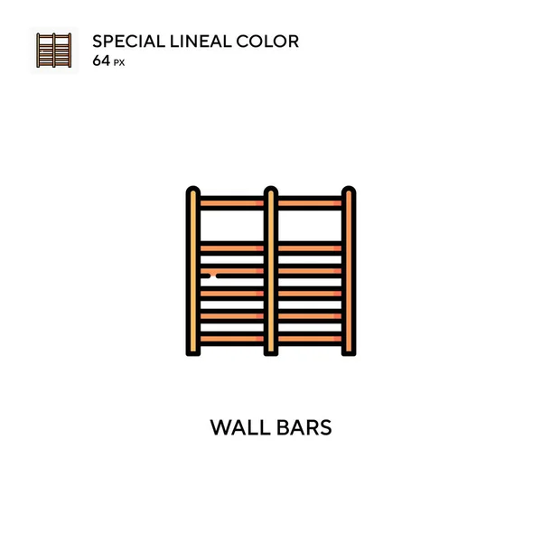 Sprossenwand Spezielle Lineare Farbsymbole Sprossenwand Symbole Für Ihr Geschäftsprojekt — Stockvektor