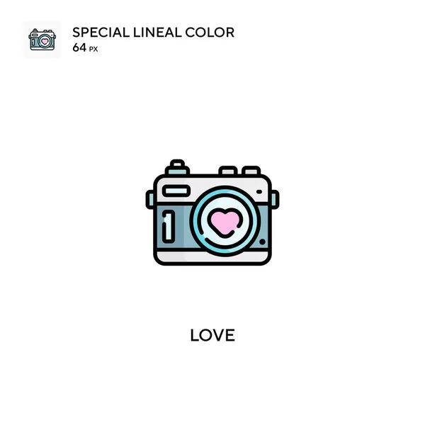 Icônes Love Special Lineal Color Icon Love Pour Votre Projet — Image vectorielle