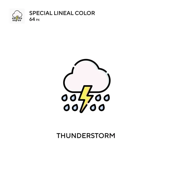 Thunderstorm Особый Цвет Вашего Бизнес Проекта — стоковый вектор