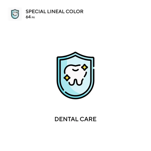 Cuidado Dental Iconos Cuidado Dental Para Proyecto Negocio — Vector de stock