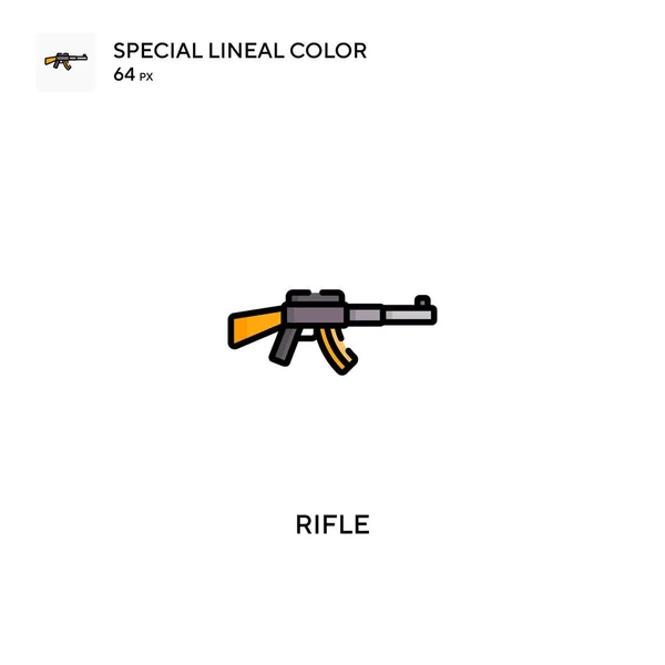 Rifle Special Lineal Color Icon Rifle Pictogrammen Voor Business Project — Stockvector