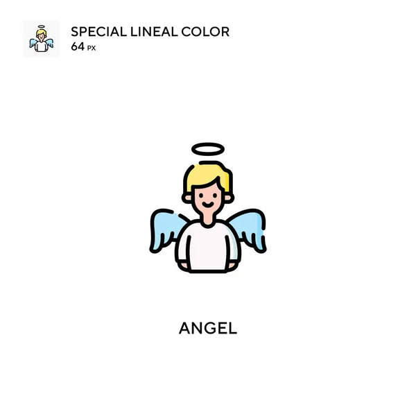Angel Special Lineáris Színikon Angel Ikonok Üzleti Projektjéhez — Stock Vector