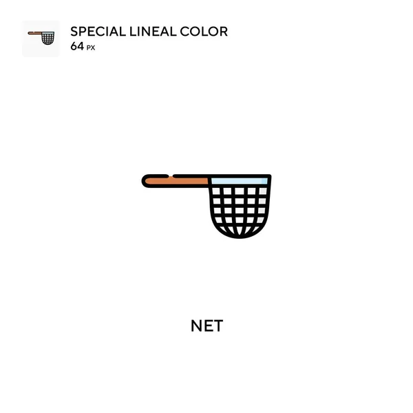 Net Special Lineal Color Icon Net Ikony Pro Váš Obchodní — Stockový vektor