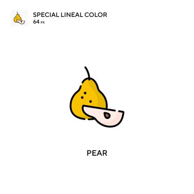 İş projeniz için armut özel renk simgesi.