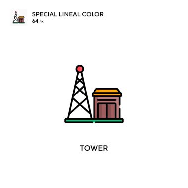 Tower Special Lineal renk simgesi. İş projeniz için kule simgeleri
