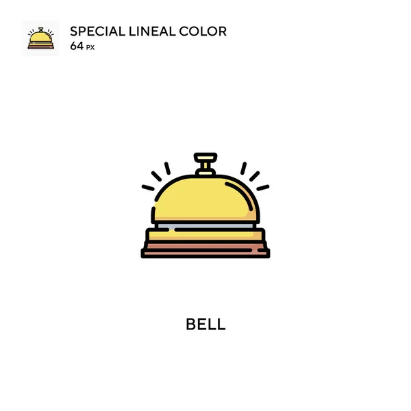 Bell Special Lineal Color Icon Bell Icons Your Business Project — Stock Vector