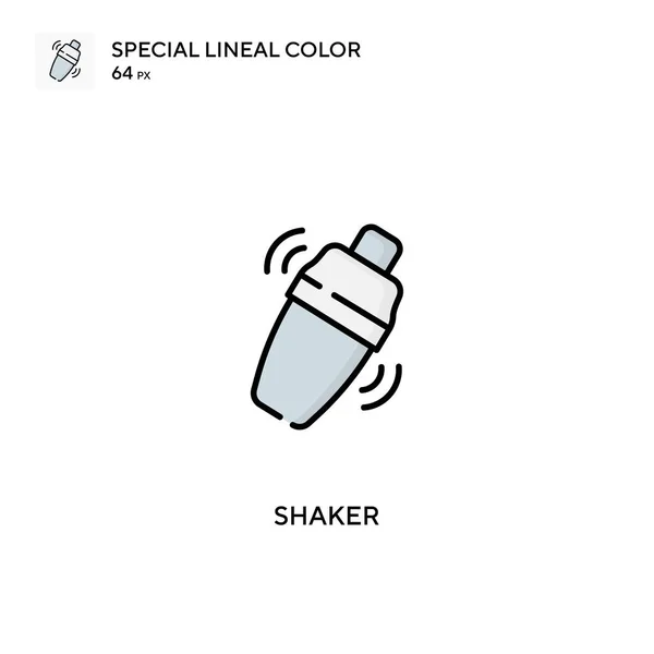 Shaker Iconos Especiales Color Lineal Iconos Más Ágiles Para Proyecto — Vector de stock