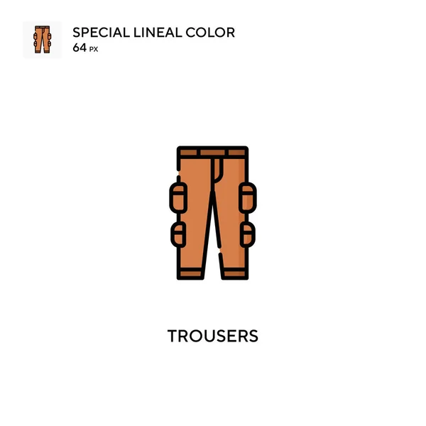 Pantalones Iconos Especiales Color Lineal Iconos Pantalones Para Proyecto Empresarial — Vector de stock