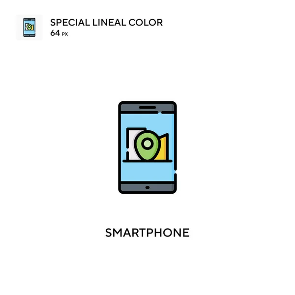 Smartphone Iconos Especiales Color Lineal Smartphone Iconos Para Proyecto Negocio — Vector de stock