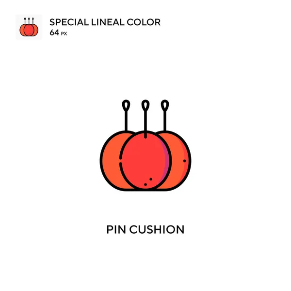 Pin Cushion Special Lineal Color Icon Pin Cushion Icons Your — Stock Vector