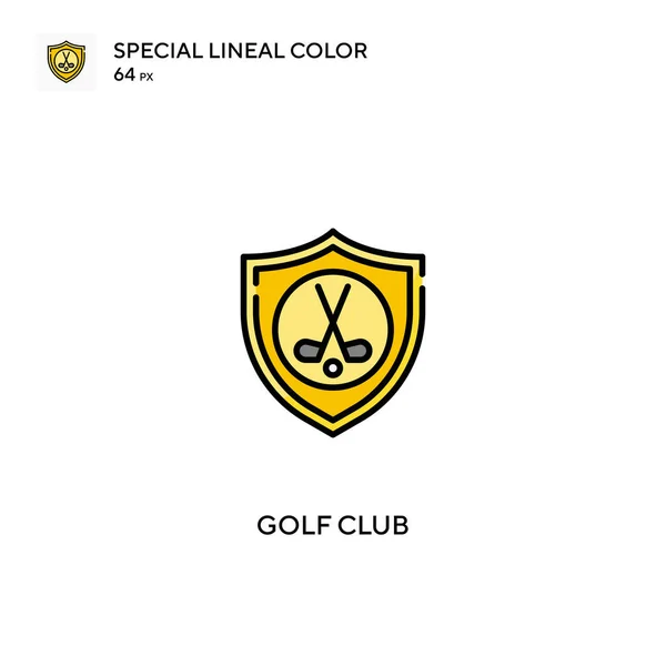 Golf Club Special Lineal Color Icon Golf Club Icons Your — Stock Vector