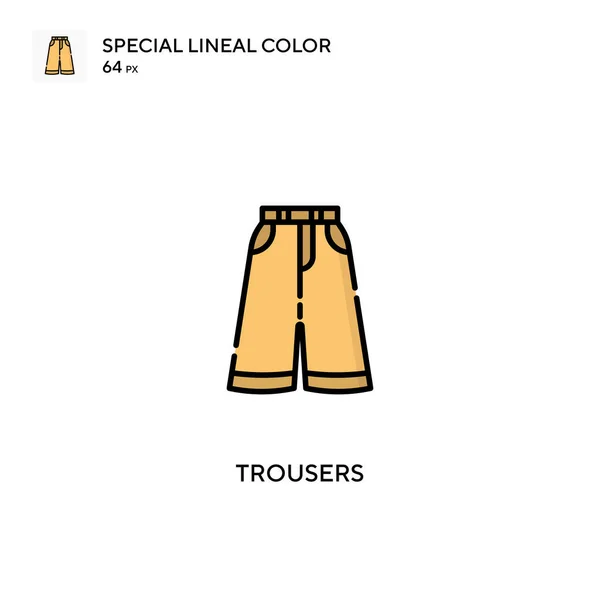 Pantalones Iconos Especiales Color Lineal Iconos Pantalones Para Proyecto Empresarial — Archivo Imágenes Vectoriales