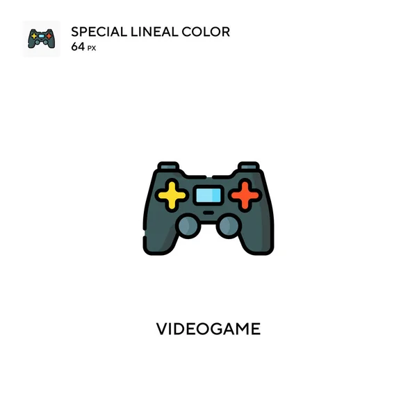 Videogame Special Lineal Color Icon Videogame Εικονίδια Για Την Επιχείρησή — Διανυσματικό Αρχείο