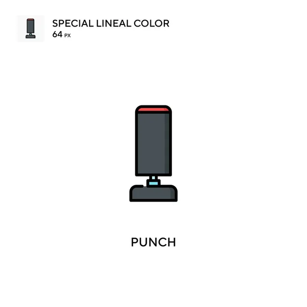 Punch Spezielle Lineare Farbsymbole Punch Symbole Für Ihr Geschäftsprojekt — Stockvektor