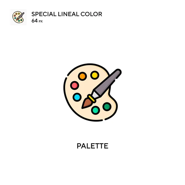 Paleta Icono Color Lineal Especial Iconos Paleta Para Proyecto Empresarial — Vector de stock