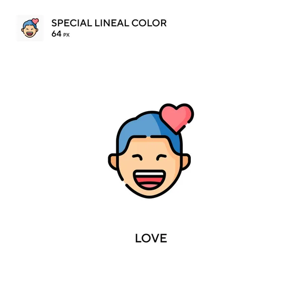 Love Special Lineal Color Icon Love Εικονίδια Για Την Επιχείρησή — Διανυσματικό Αρχείο