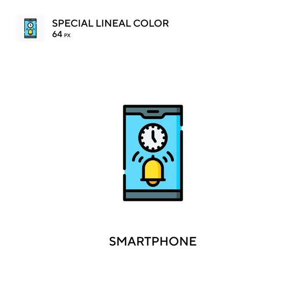 Smartphone Iconos Especiales Color Lineal Smartphone Iconos Para Proyecto Negocio — Archivo Imágenes Vectoriales