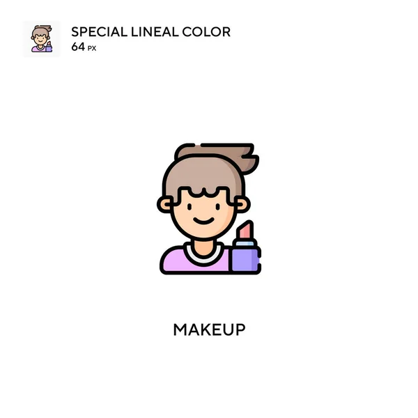 化妆特殊系列色彩图标 为您的商业项目化妆图标 — 图库矢量图片