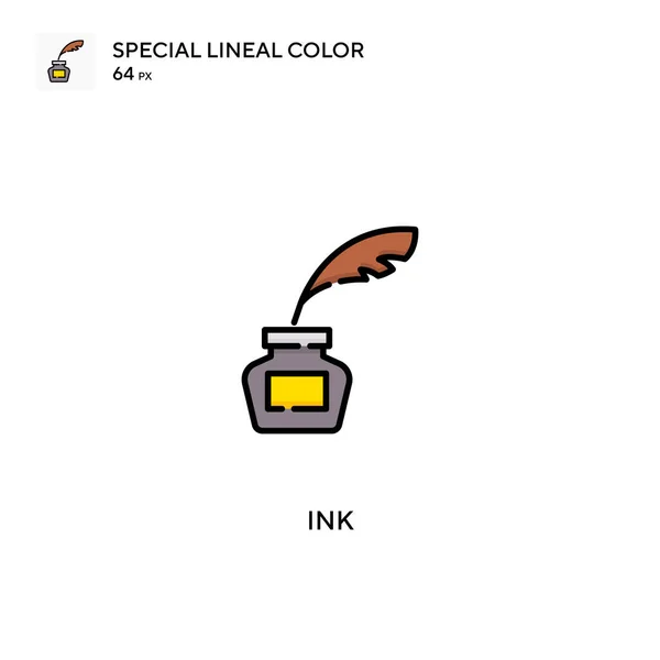 Ink Special Lineal Color Icon Ink Icons Your Business Project — Stock Vector