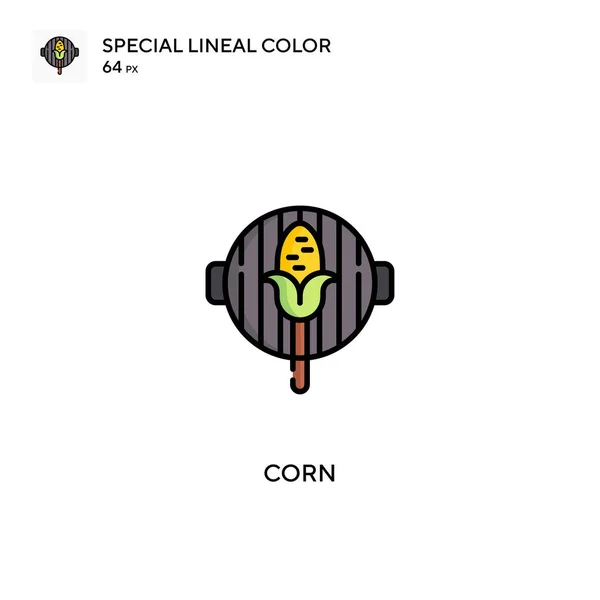 Иконка Специального Цвета Кукурузы Вашего Бизнес Проекта — стоковый вектор