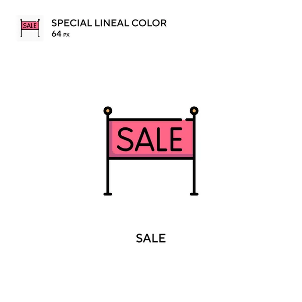 Venta Iconos Especiales Color Lineal Sale Para Proyecto Negocio — Archivo Imágenes Vectoriales