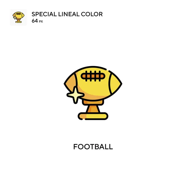 Football Special Lineal Color Icon Футбольні Іконки Вашого Бізнес Проекту — стоковий вектор