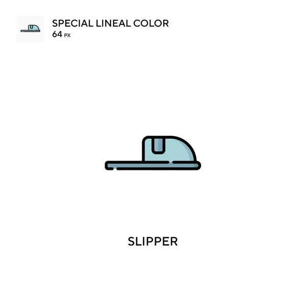 Slipper Special Lineal Color Icon Slipper Icons Your Business Project — 스톡 벡터