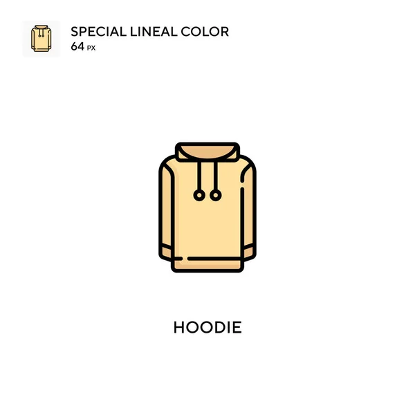 Hoodie Ειδικά Lineal Εικονίδιο Χρώμα Hoodie Εικονίδια Για Την Επιχείρησή — Διανυσματικό Αρχείο