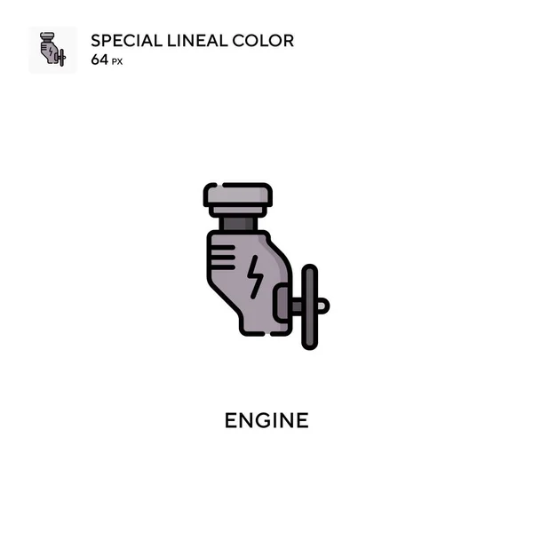 Engine Special Lineal Color Icon Engine Icons Your Business Project — 스톡 벡터