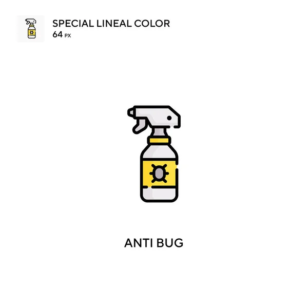 Bug Special Lineal Color Icon Bug Pictogrammen Voor Business Project — Stockvector