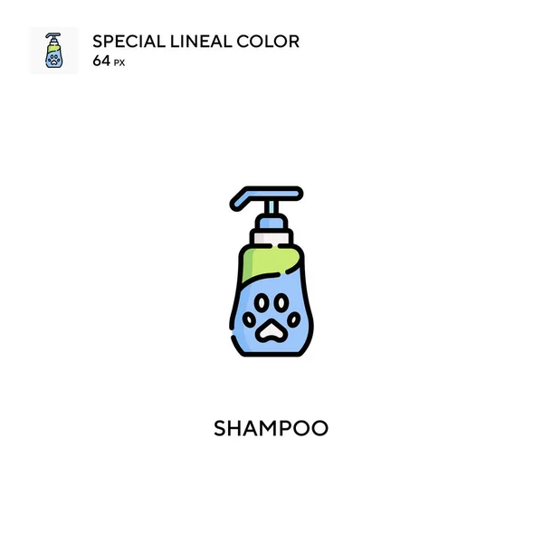 Shampoo Ícones Cor Linear Especial Icon Shampoo Para Seu Projeto — Vetor de Stock