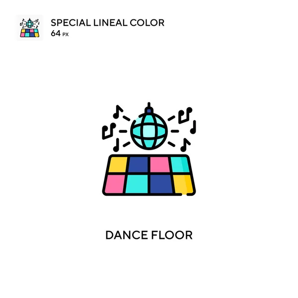 Dance floor Special lineal color icon.Dance floor icons for your business project