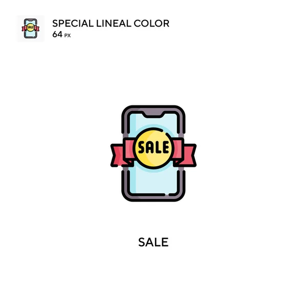 Venta Iconos Especiales Color Lineal Sale Para Proyecto Negocio — Archivo Imágenes Vectoriales