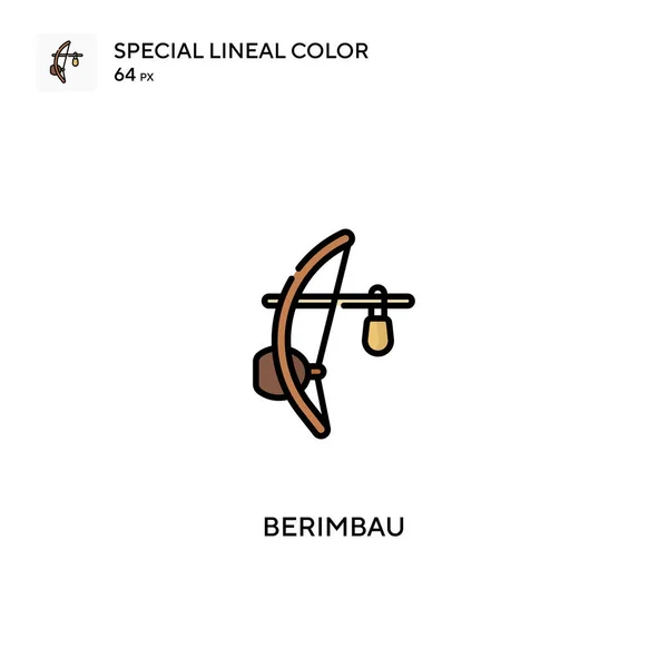 Berimbau特殊系列色彩图标 Berimbau图标为您的商业项目 — 图库矢量图片