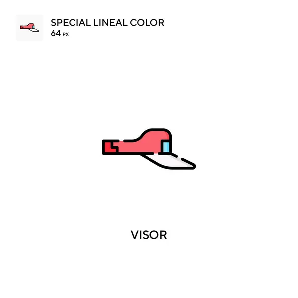 Visor Iconos Especiales Color Lineal Iconos Visores Para Proyecto Empresarial — Vector de stock