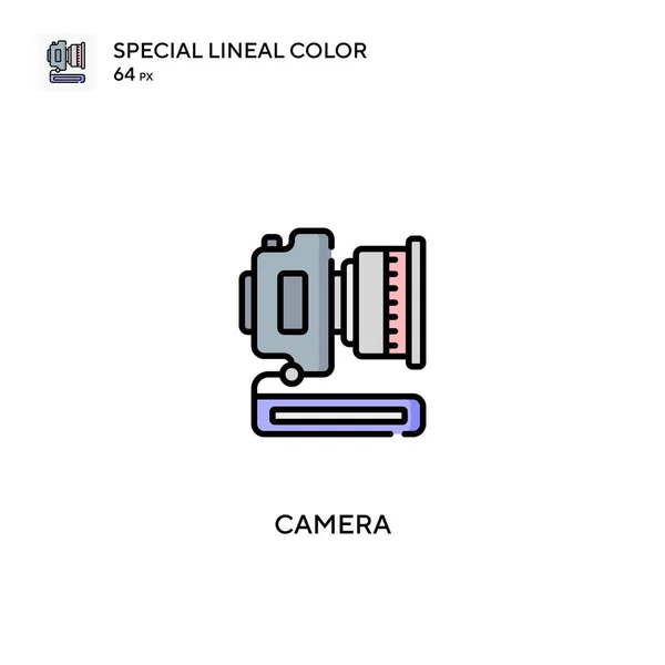 Специальная Цветная Иконка Камеры Вашего Бизнес Проекта — стоковый вектор