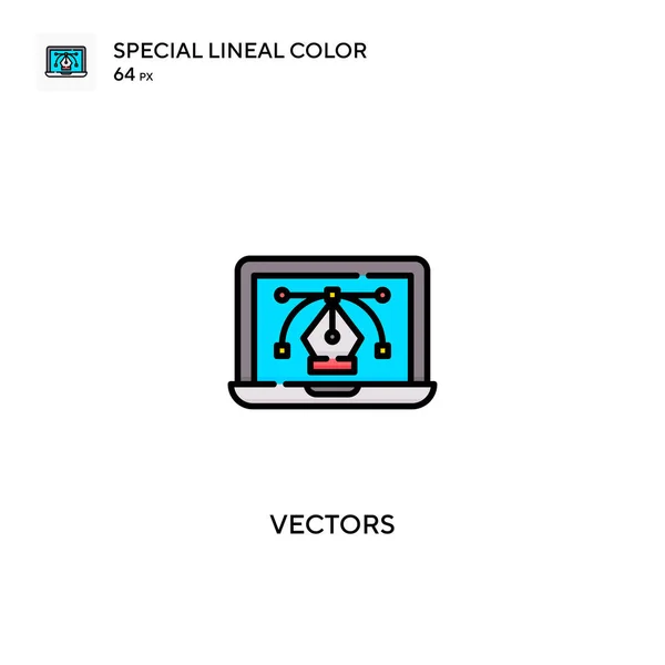Vetores Ícones Cores Lineares Especiais Icon Vectors Para Seu Projeto — Vetor de Stock