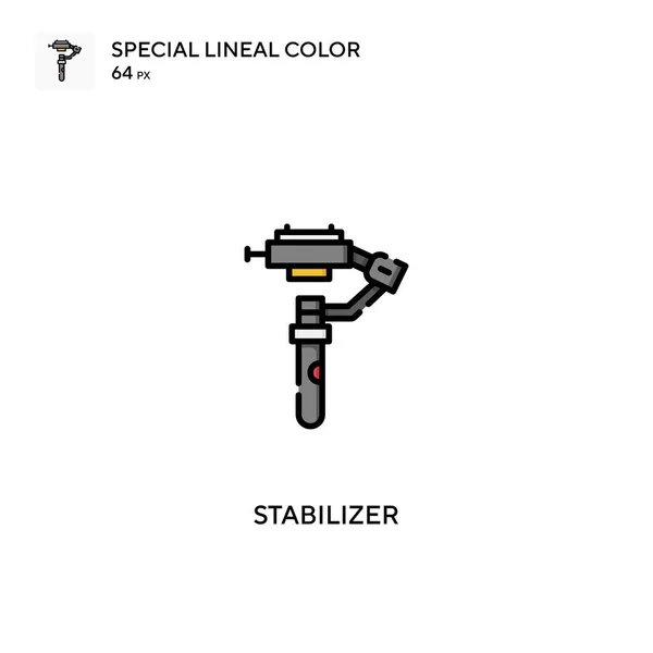 Stabilizátor Speciální Ikona Lineární Barvy Ikony Stabilizátoru Pro Váš Obchodní — Stockový vektor